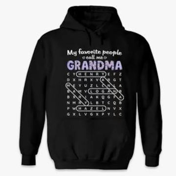 Custom Word Search Puzzle T-shirt for Mom, Grandma, Mother's Day Personalized Tee, Puzzle Queen Keepsake, Premium Gift Idea for Nana, Mama