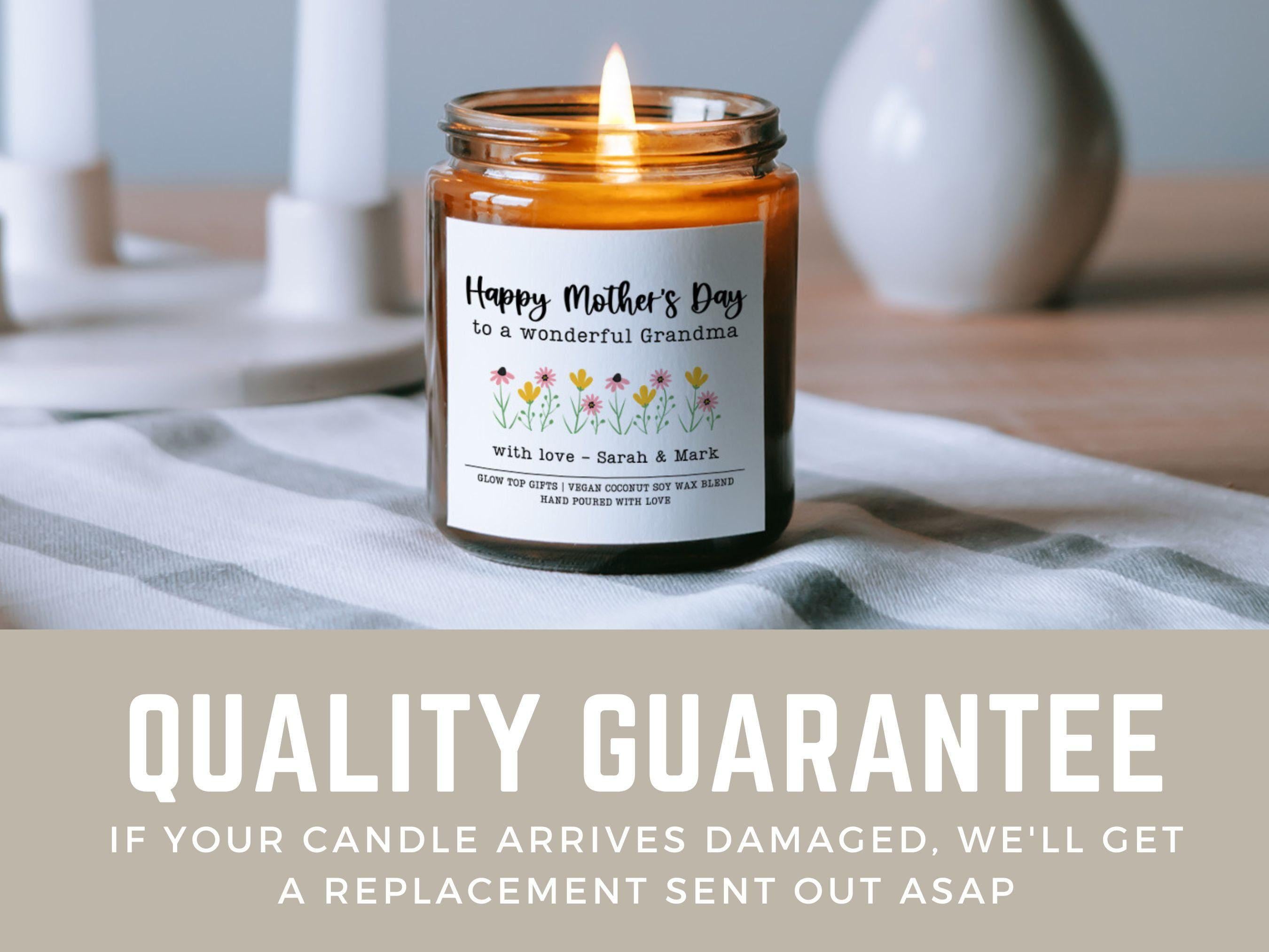 Mother's Day Gift for Grandma, Custom Gift for Grandma, Personalized Mother's Day Candle for Grandma, Gift for Grandma, Grandma Mother's