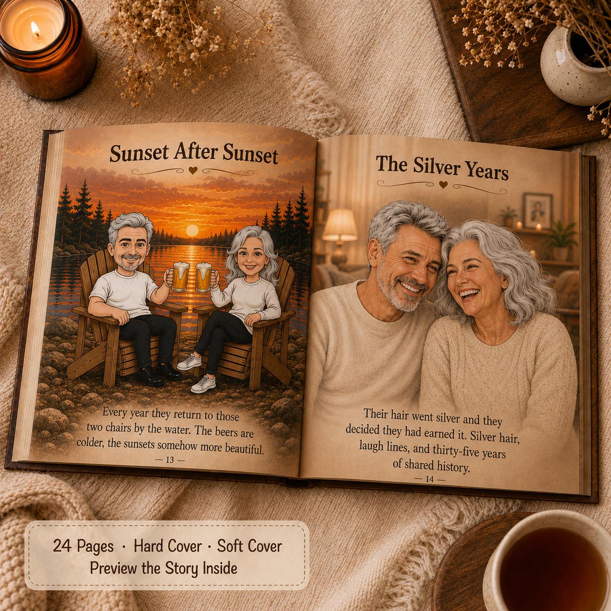 Personalized Annoying Each Other And Still Going Strong Story Book, Funny Anniversary Wedding Book Gift, Retirement Gift, Gift For Her Him