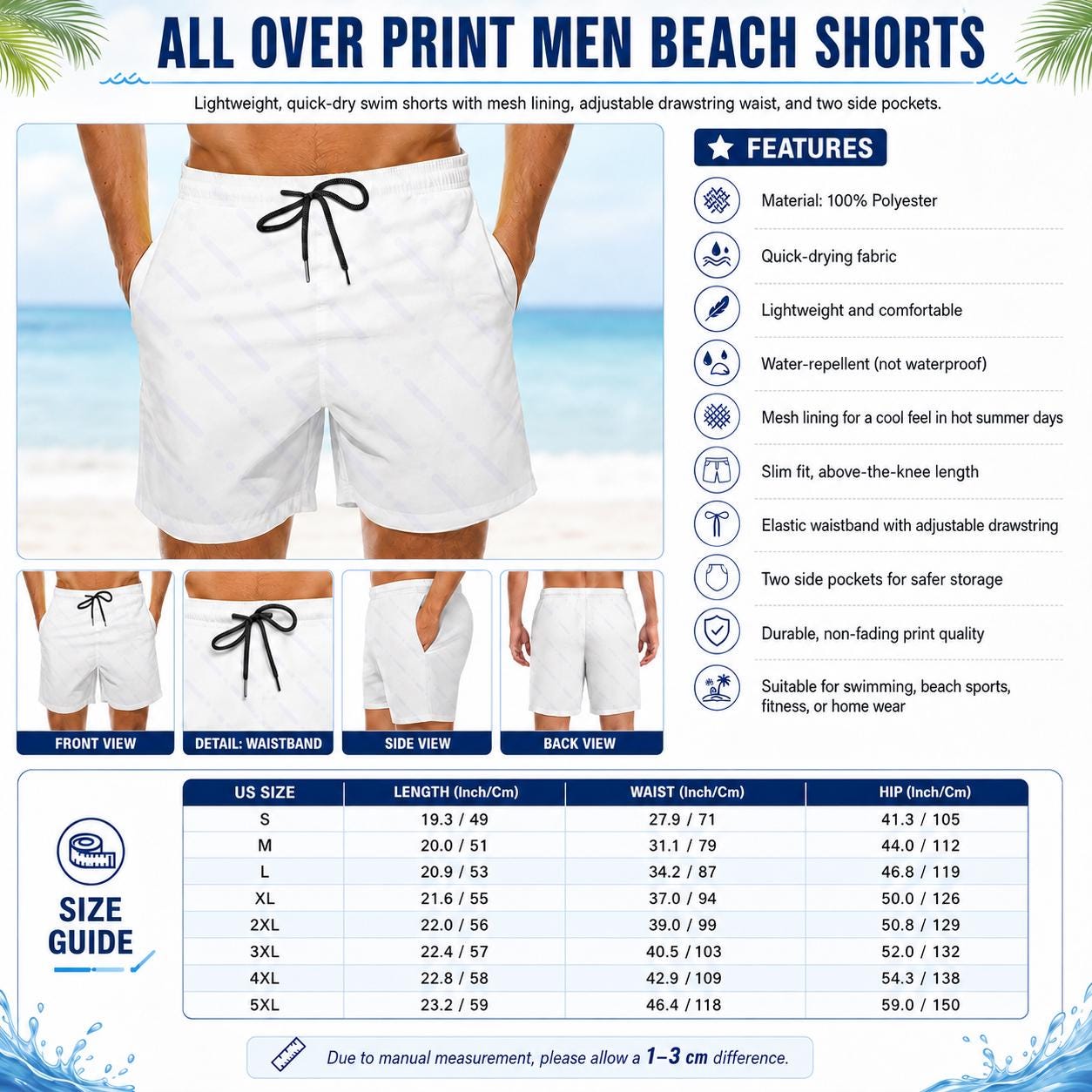 Personalized Funny Men Swim Trunks, Custom Beach Shorts Bathing Suit, Funny Birthday Gift For Husband