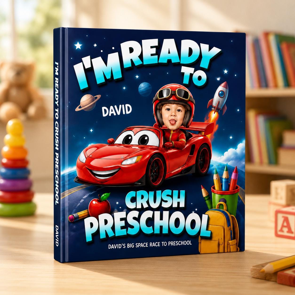 Personalized Children’s Book, Custom Face Kid Preschool Pre-K Kindergarten Story, Gift for Boys and Girls