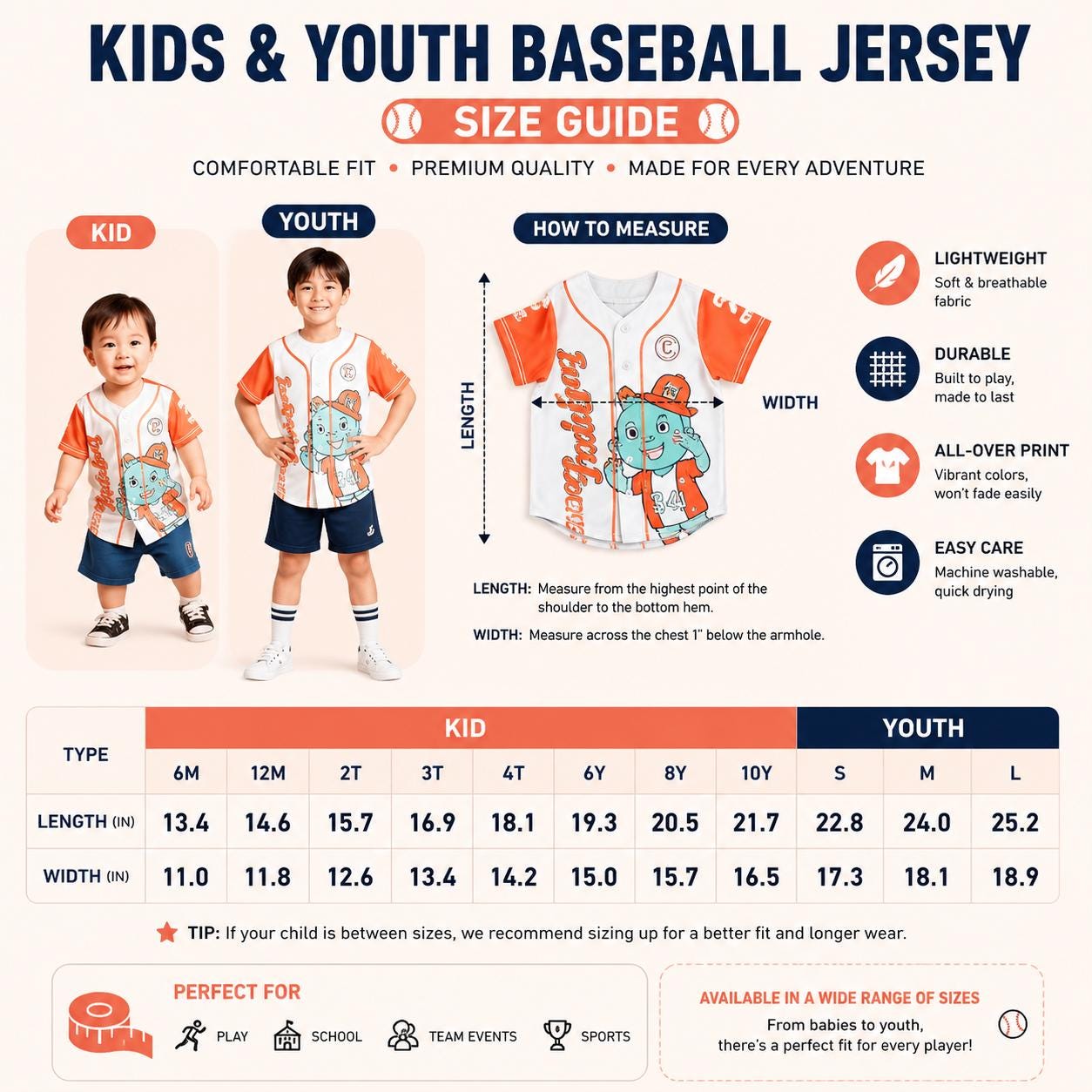 Custom Kids Name Baseball Jersey, Kids First Day Class Outfit Gift, Back To School Grade Shirt