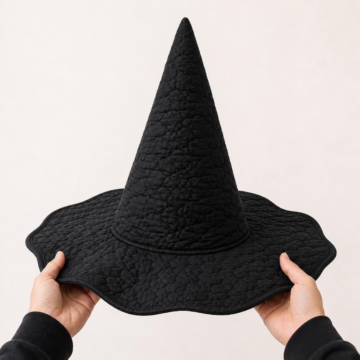 Quilted Dragon Witch Hat, Celestial Moon Stars Decor, Fantasy Wizard Hat, Personalized Gift