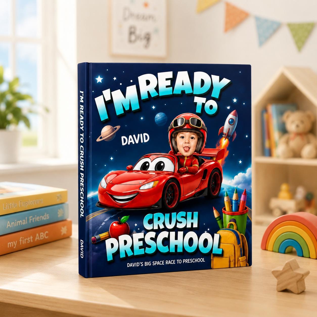 Personalized Children’s Book, Custom Face Kid Preschool Pre-K Kindergarten Story, Gift for Boys and Girls