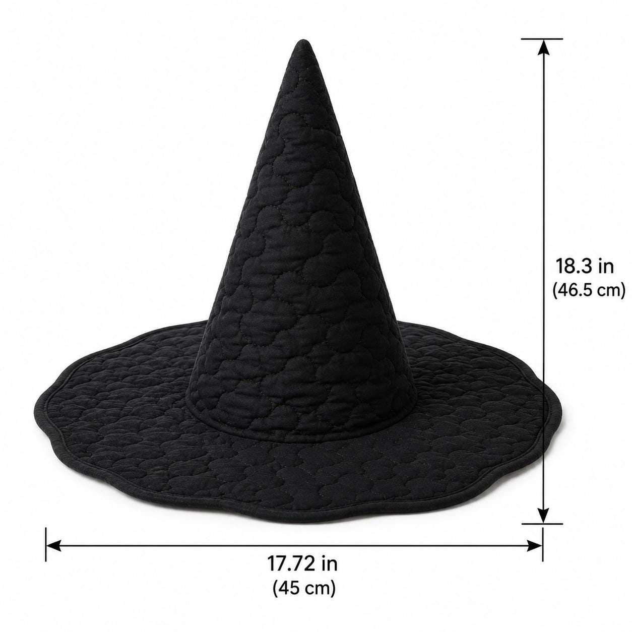 Quilted Dragon Witch Hat, Celestial Moon Stars Decor, Fantasy Wizard Hat, Personalized Gift