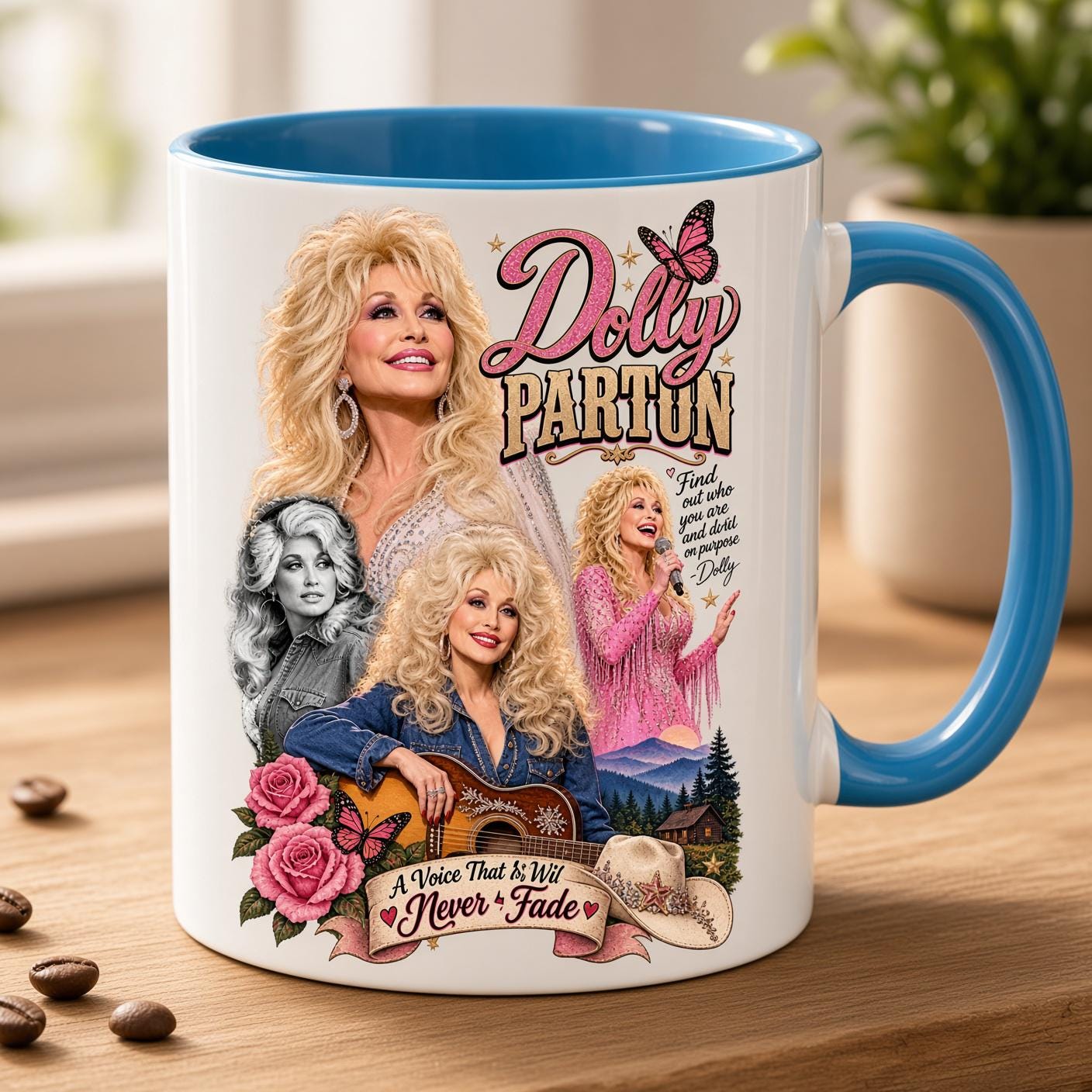 Dolly Parton Memorial Coffee Mug, Country Music Tribute Cup, In Loving Memory Gift for Fans, RIP Dolly Parton Keepsake Mug