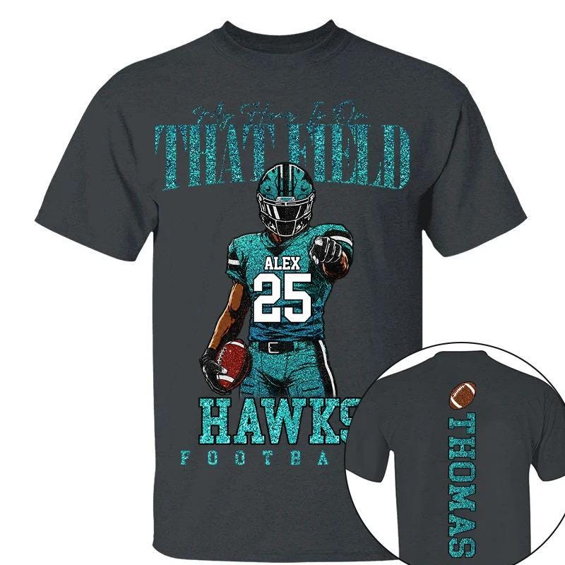 Custom Football Mom Shirt -I Will Always Be Your Biggest Fan -Personalized Player Name Number Sweatshirt Hoodie,Gift For Mom Dad Grandparent