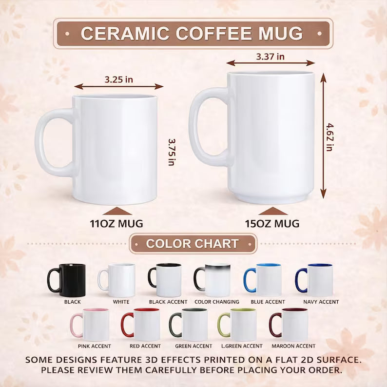 Custom Skincare 3D Effect Ceramic Mug, Best Esthetician Skincare Tools Coffee Cup, Skin Care Lovers Mug, Beauty Salon Shop Gift, Mom Cup